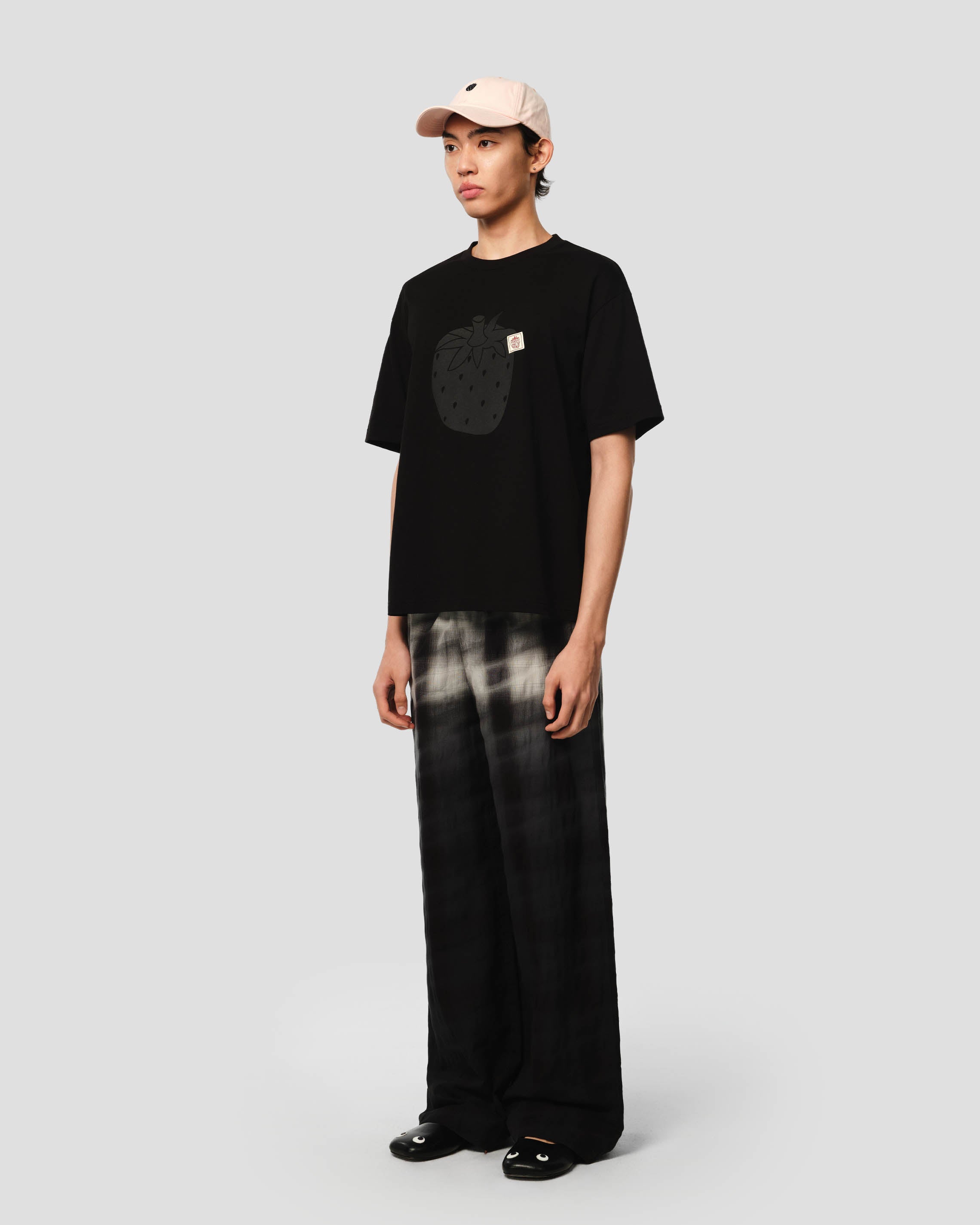 Hand-Dyed Plaid Trousers